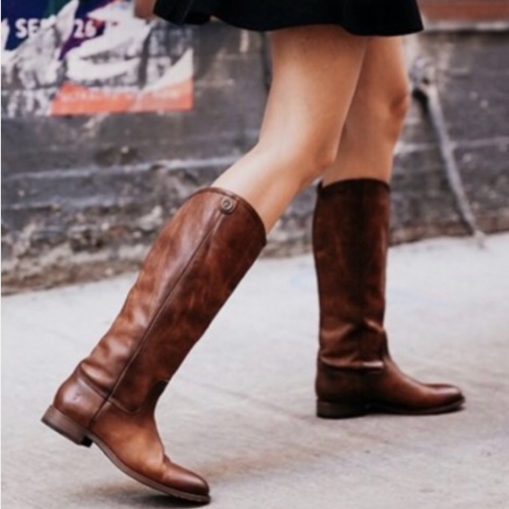 Frye Tan Leather Boots